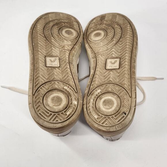 VEJA V-10 Chromefree Leather Extra White Low Top Womens Sneakers Size US 9 - Picture 8 of 8